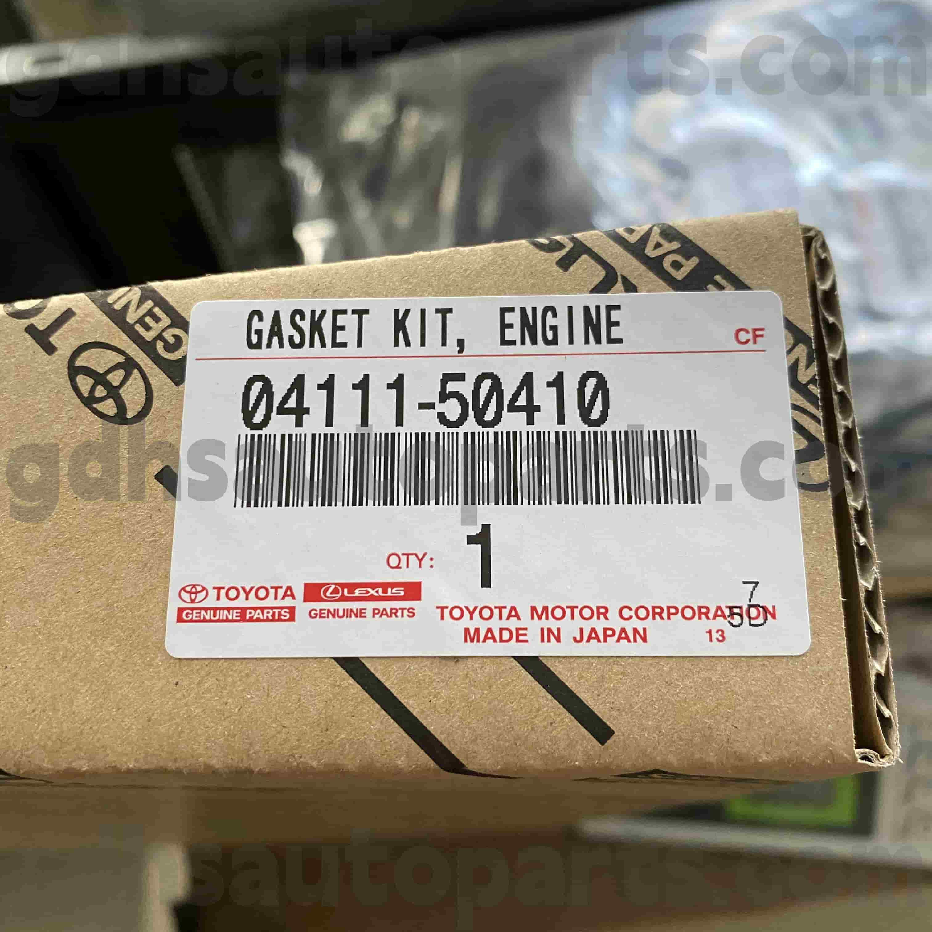 04111-50410 Toyota Orijinal hissələri Mühərrikin Land Cruiser üçün əsaslı dəst