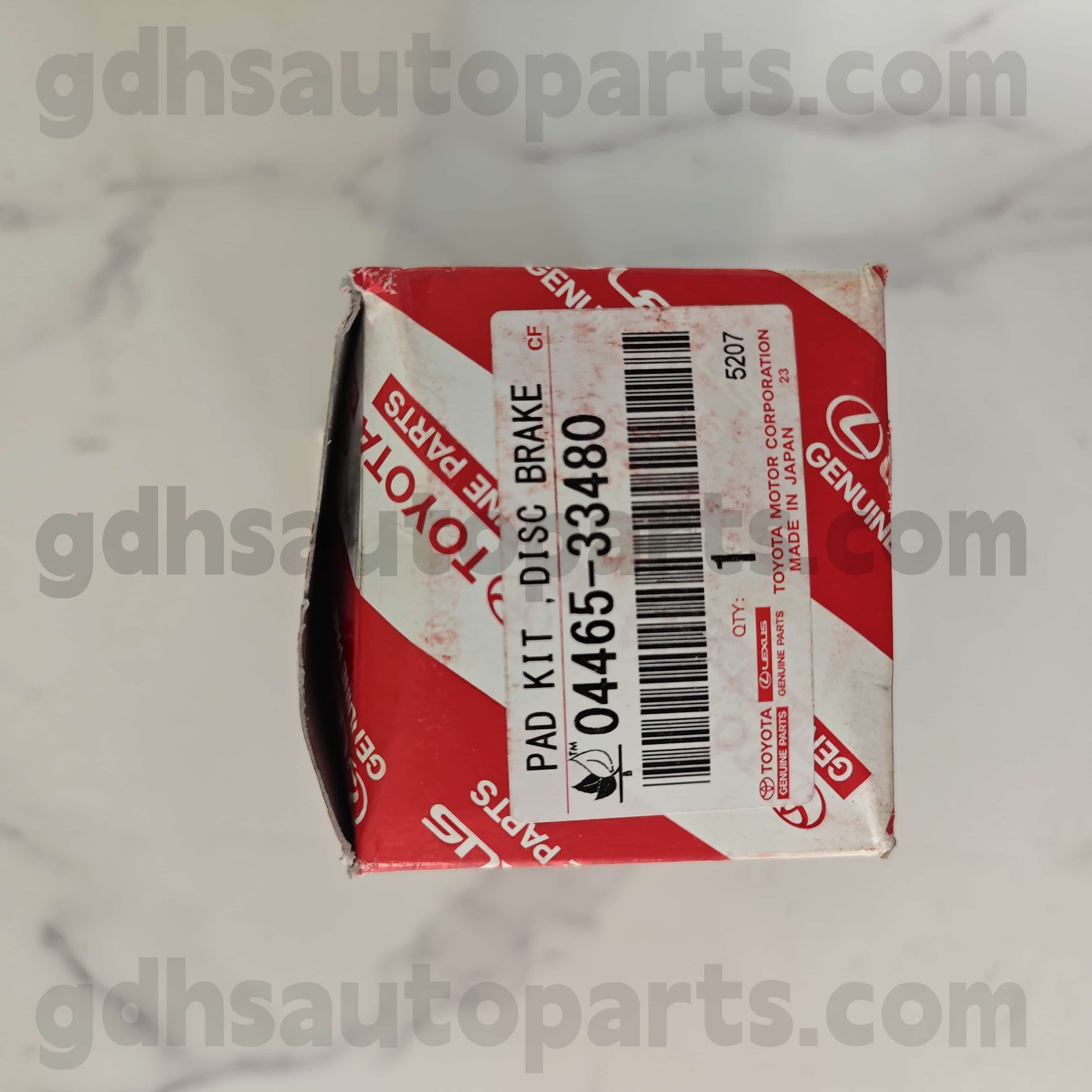 04465-33480 Toyota Orijinal hissələri, Venza, Lexus Ux300e, Harrier, Nuh / Voxy, Lexus ES350 / 300h Chassis No. Axvh70