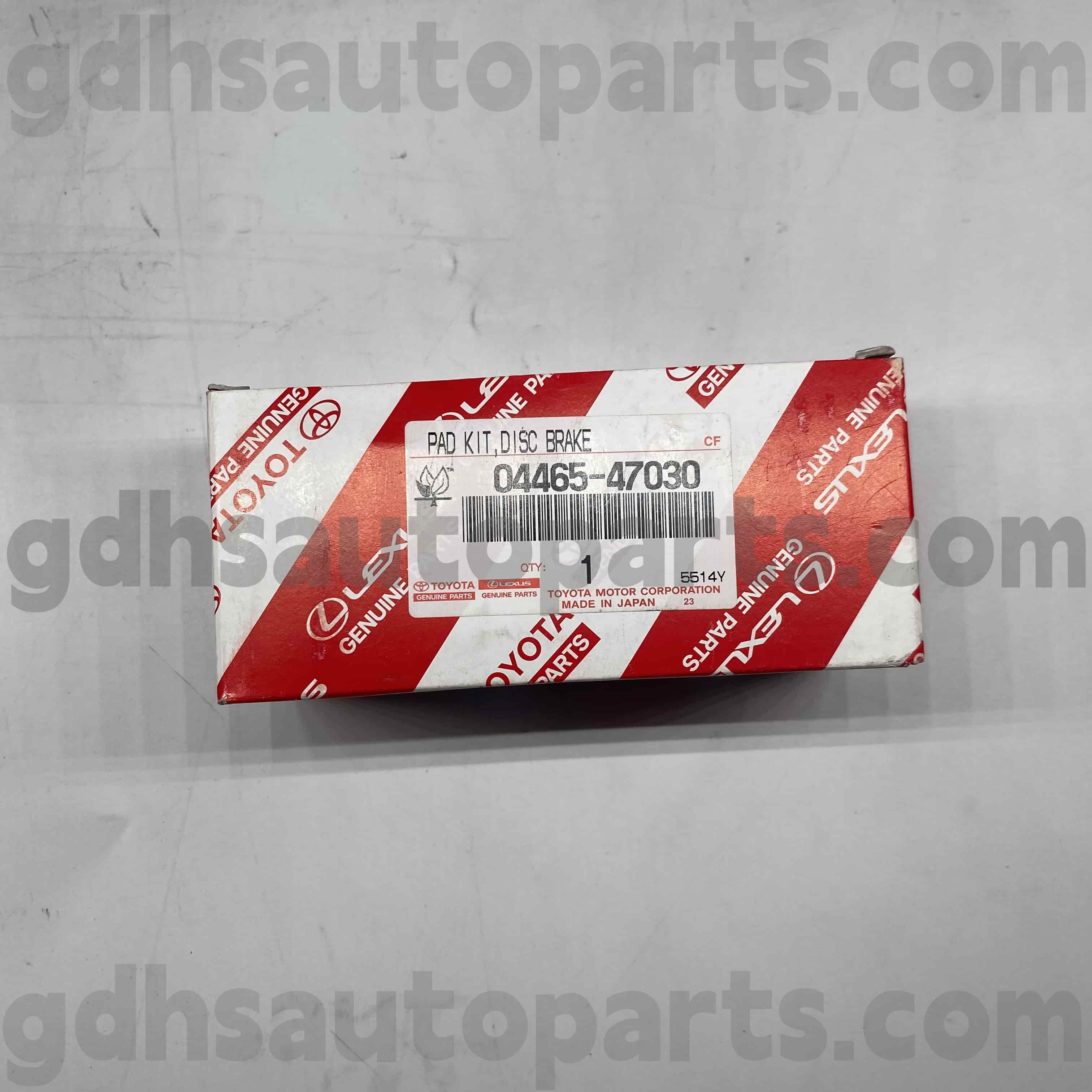 04465-47030 Toyota Orijinal hissələri Prius üçün ön əyləc yastıqları, Celica Chassis YOX. ZZT230