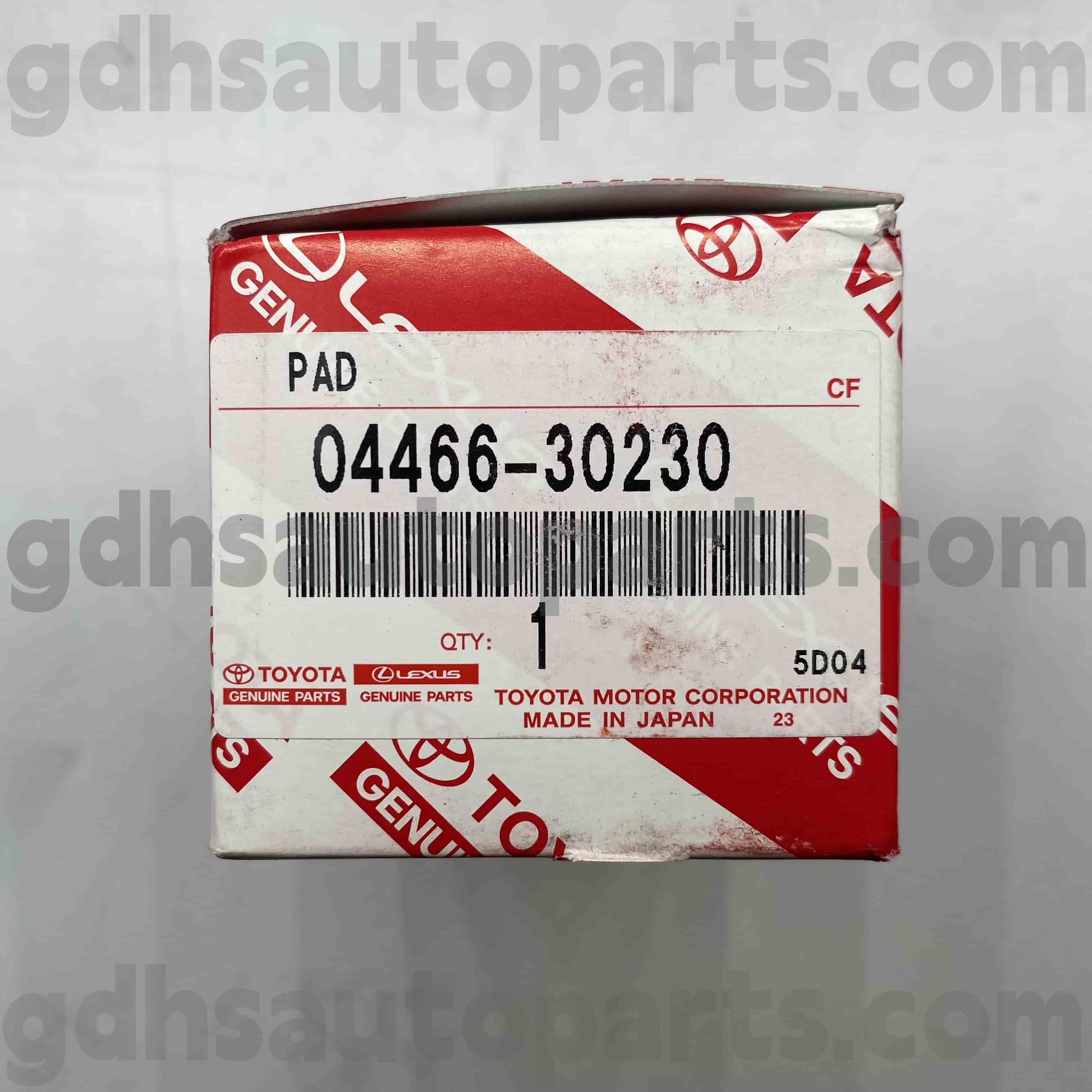 04466-30230 Toyota Orijinal hissələri GRS20 # GRX13 #