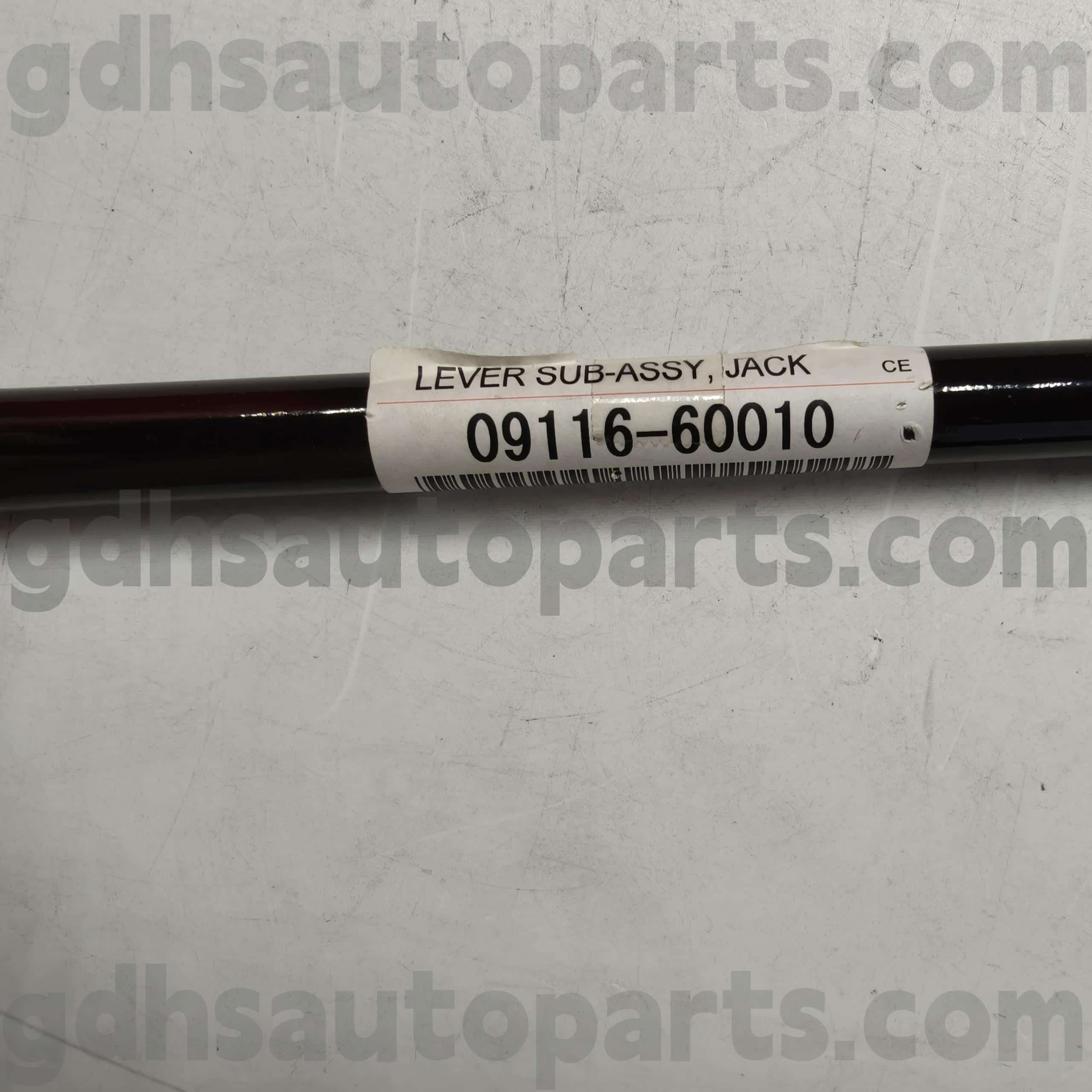 09116-60010 Toyota Orijinal hissələri Jack Saps, Previa, Granvia Chassis No. FZJ80