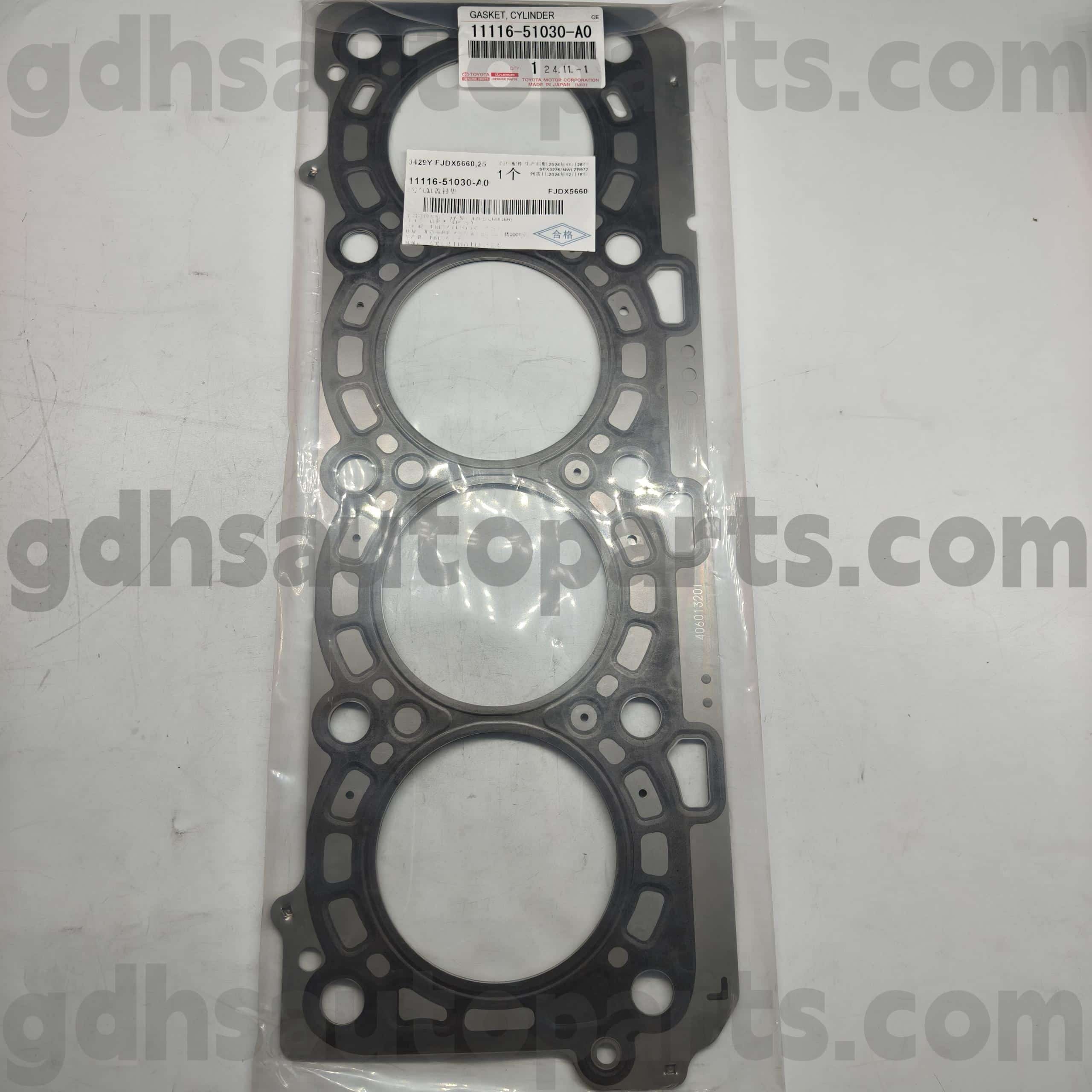 11116-51030-A0 Toyota Orijinal hissələri Sollaşdırıcı Cover Land Cruiser, LX450D / 570 üçün rezin üzük