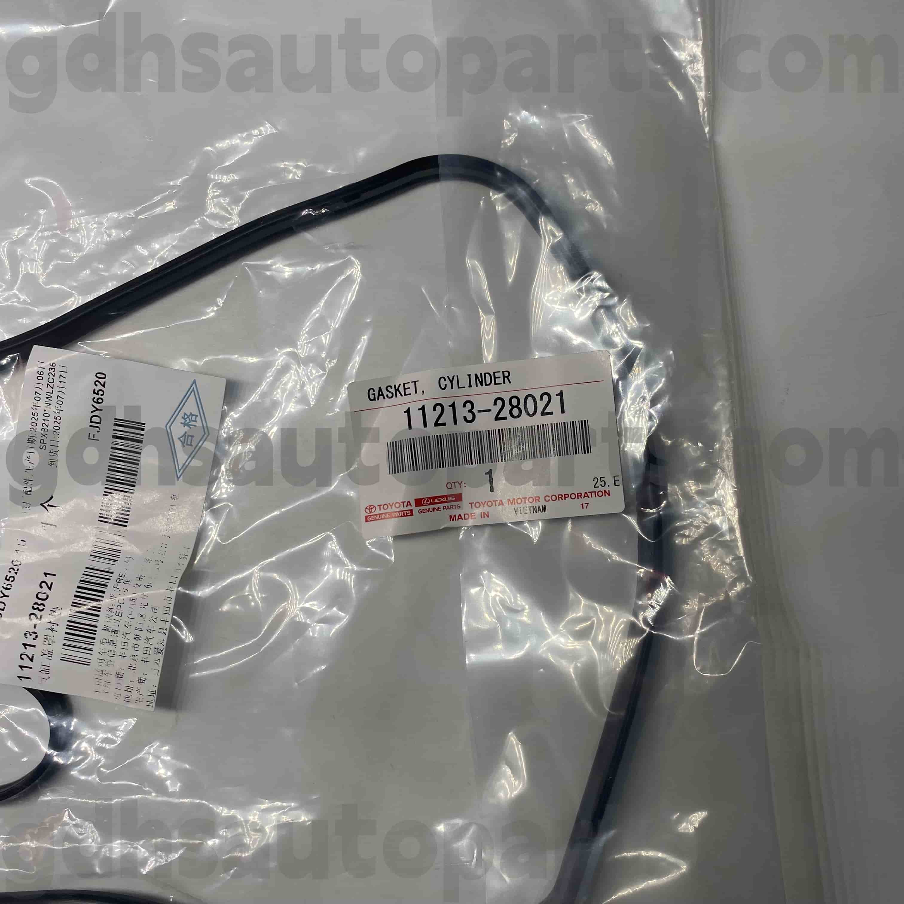 11213-28021 Toyota Orijinal hissələri Valve, RAV4, Previa, Harrier Chassis No üçün rezin üzük. ACR # ACV3 # / 4 #