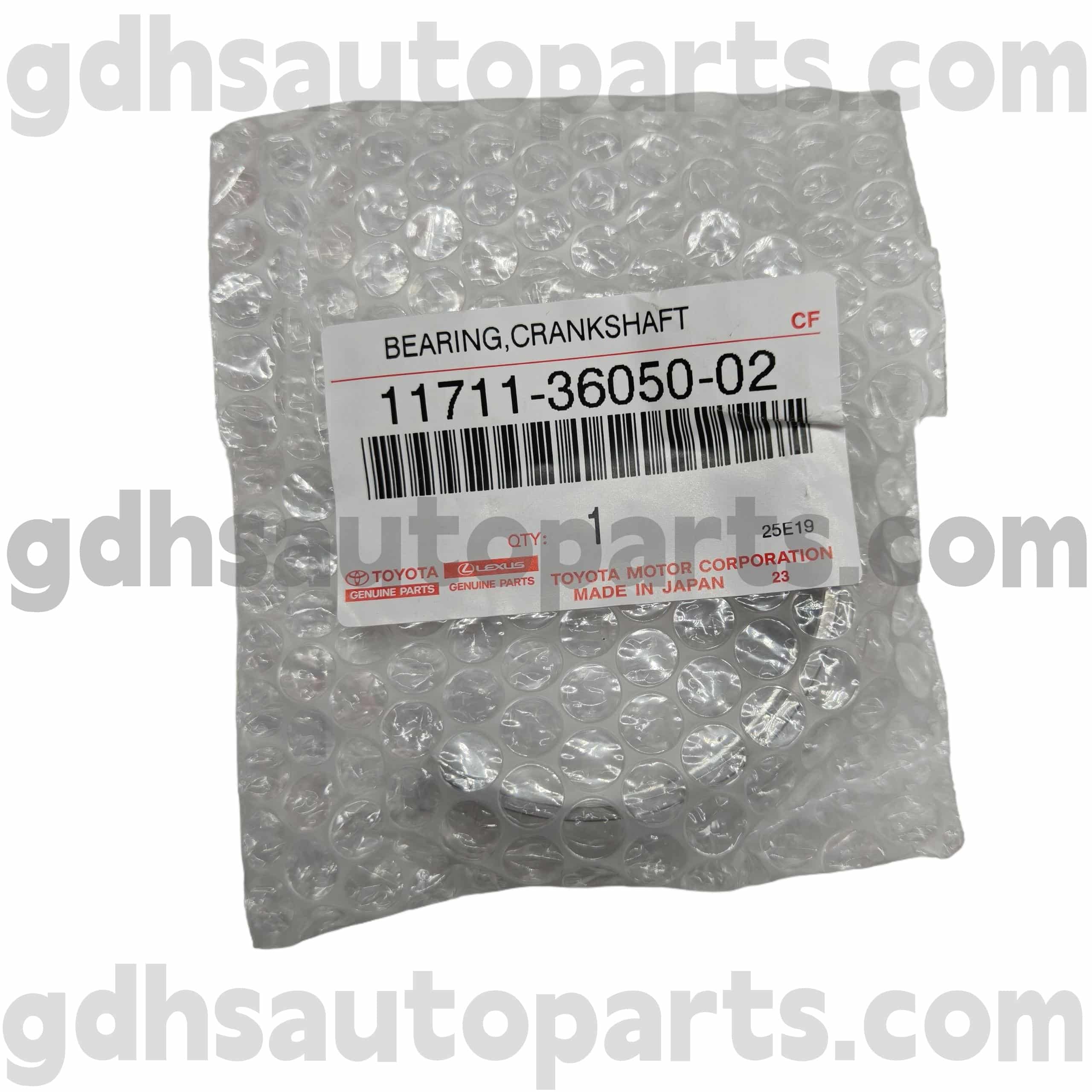 11711-36050-02 Toyota Orijinal Hissələri CAMRY, RAV4, LEXUS ES350/300H Şassi NO.AYH30 üçün Krank Mili Yastıqları