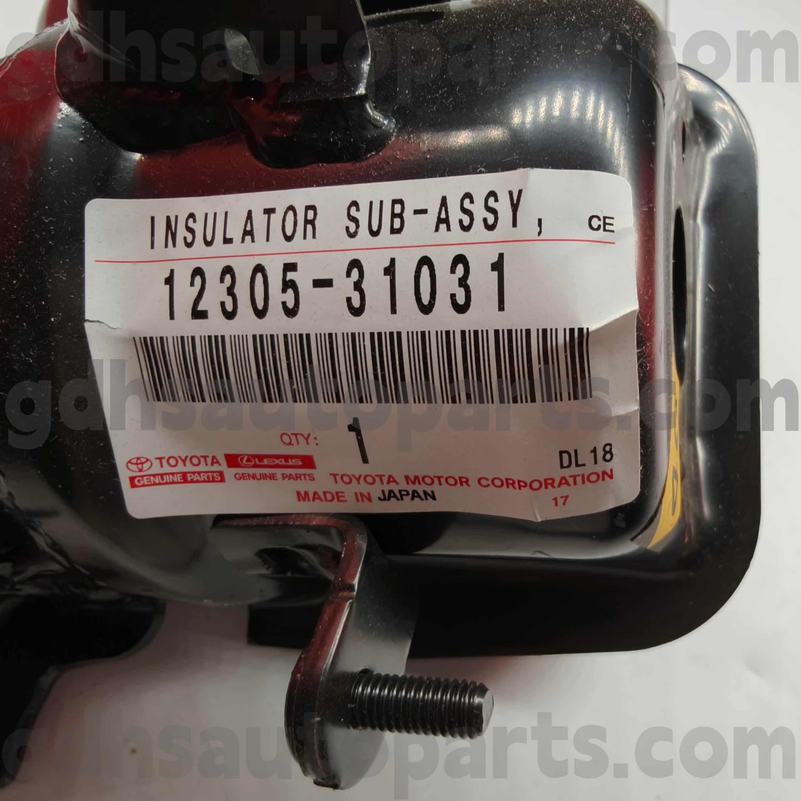 12305-31031 Toyota Orijinal Ehtiyat hissələri CAMRY/HYBRID, RAV4 şassisi üçün sağ mühərrik dayağı