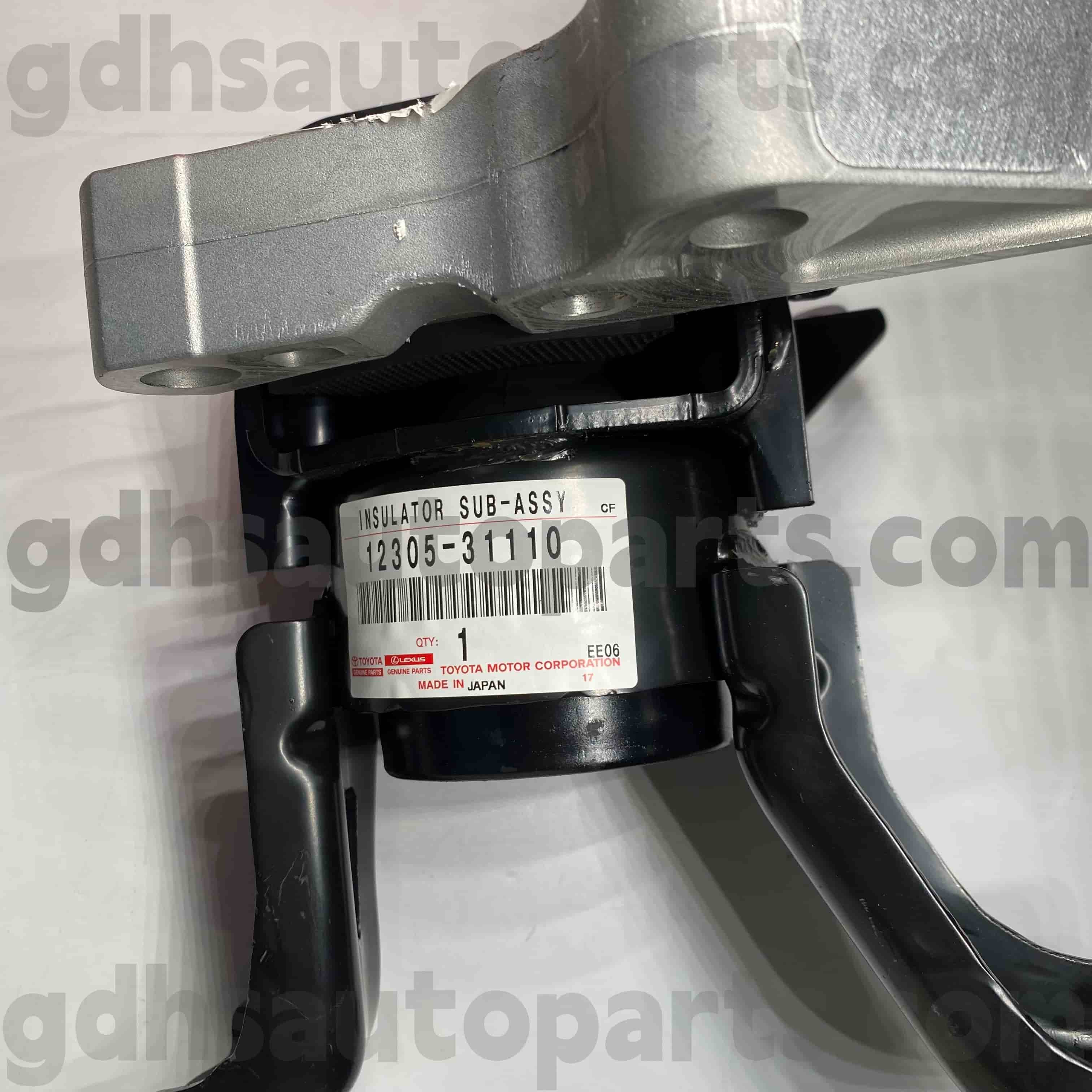 12305-31110 Toyota Orijinal Hissələri ALPHARD, LEXUS LM350/LM300H Şassi NO.GGH30 üçün Sağ Mühərrik Daşıyıcısı