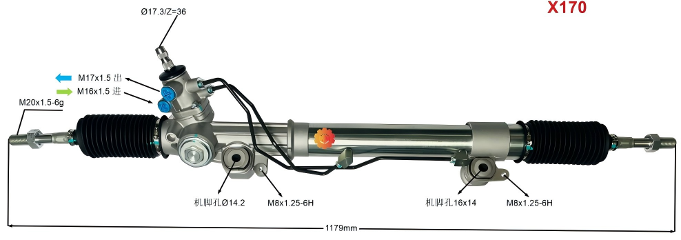 44250-60090 Avtomobil Sükanı