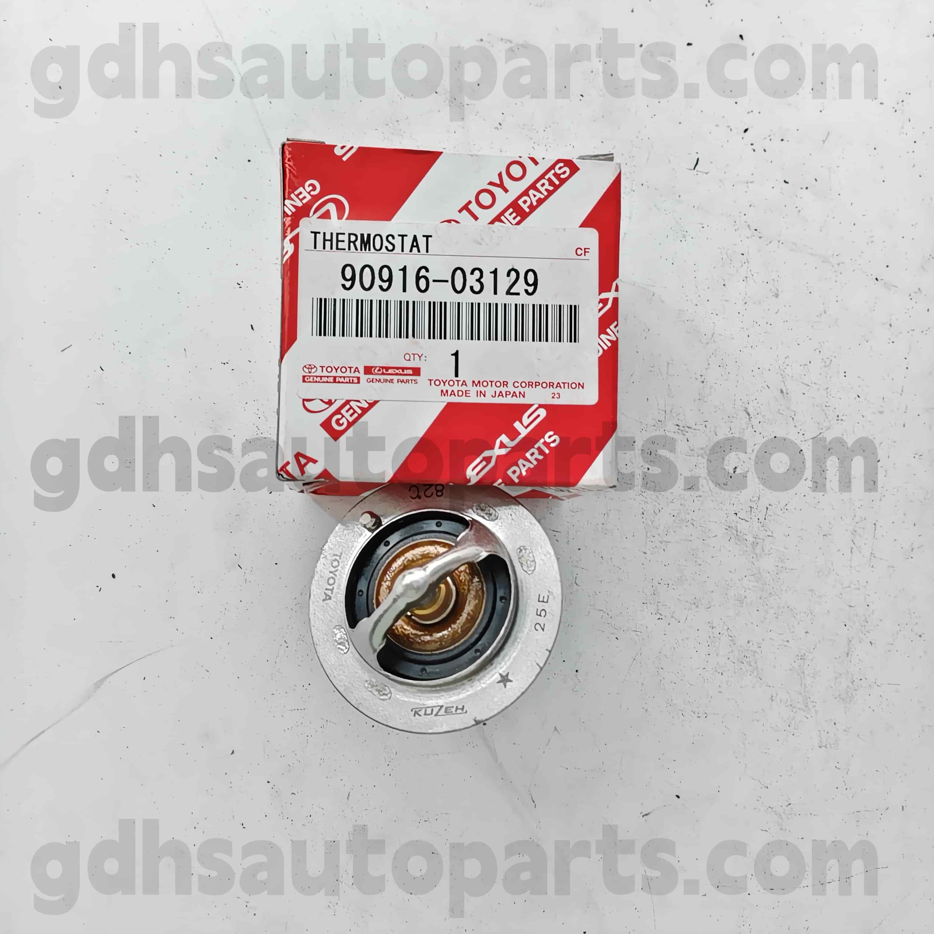 90916-03129 Toyota Orijinal hissələri Termostat, Lexus ES2 ## / 350 / 300h, Corolla Sed, Hilux, RAV4 şassisi yoxdur. 2Azfe..acu2 #