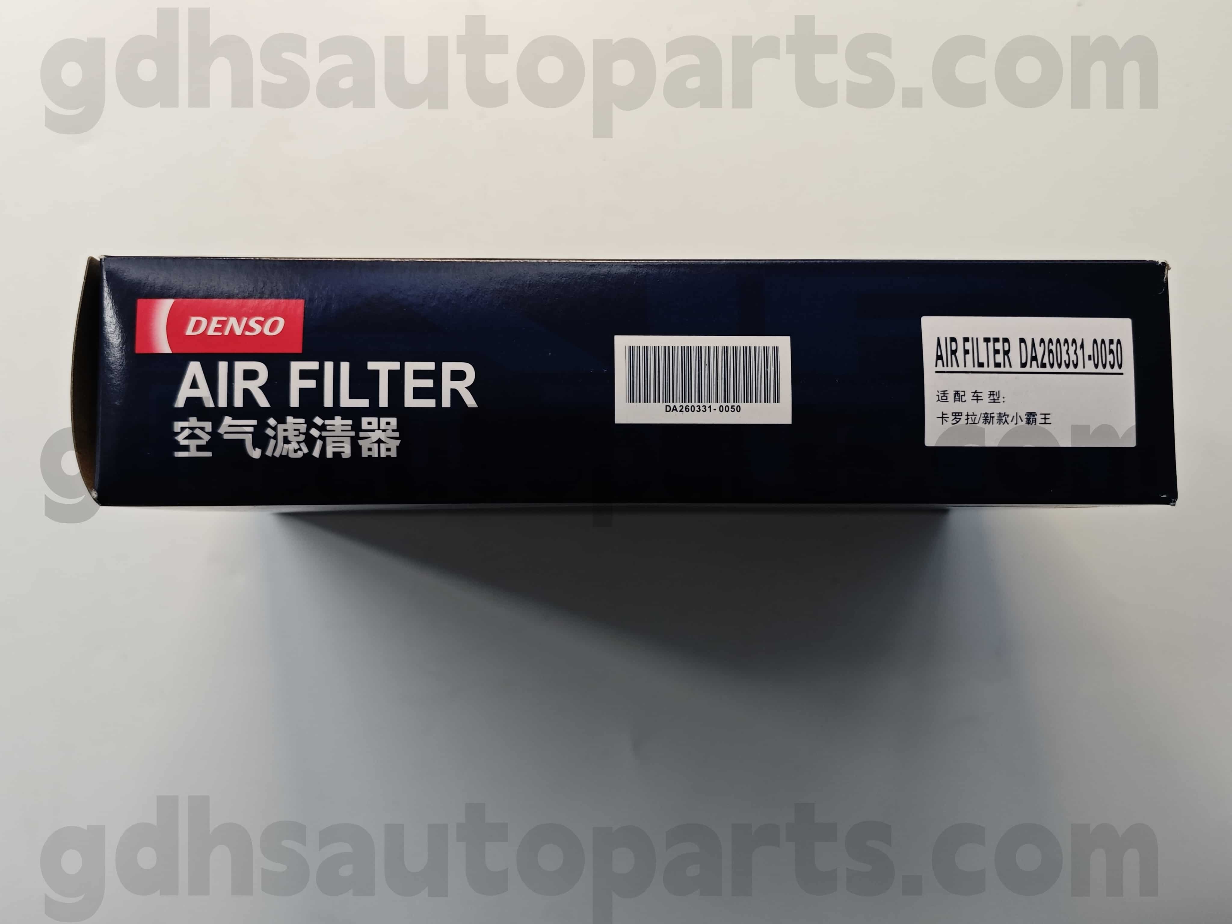 DA260331-0400 Toyota Orijinal hissələri Camry Chassis No üçün hava filtri. ACV4 # 51 Asv50 60 AG OE No. 17801-AZF09