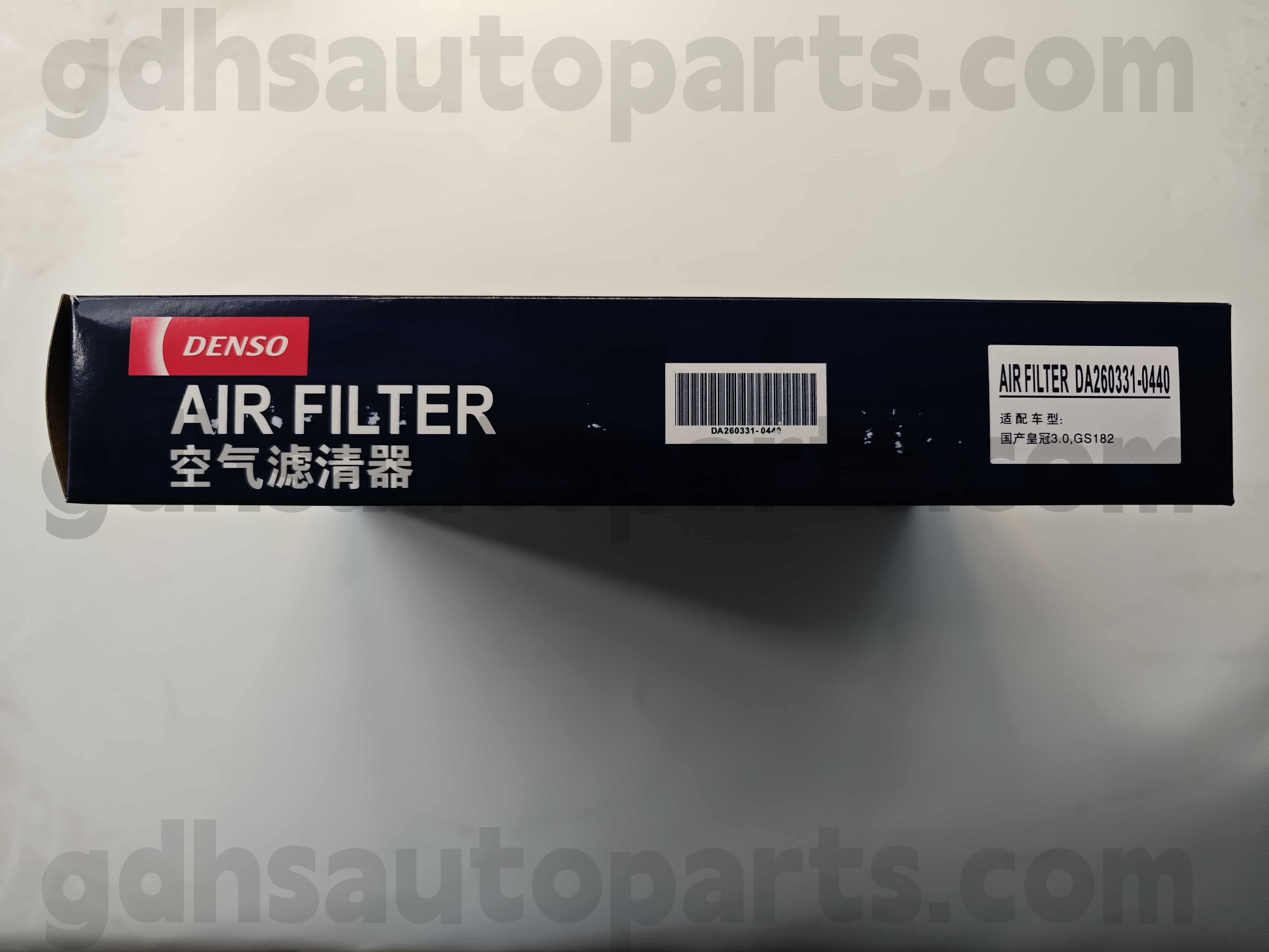DA260331-0440 TOYOTA Orijinal hissələri Crown Chassis No üçün hava filtri. 3Grfe, 5Grfe..Grs18 # OE No. 17801-0P020